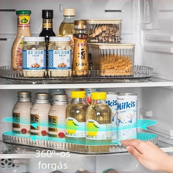 Forgó tároló hűtőbe – palackokhoz, italokhoz és fűszerekhez