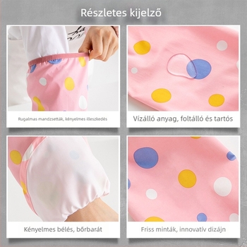 Vízálló főző ujjvédők, olajfröccsenések elleni konyhai védelem, hosszított kivitel