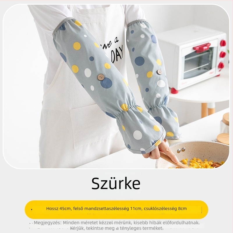 Vízálló főző ujjvédők, olajfröccsenések elleni konyhai védelem, hosszított kivitel