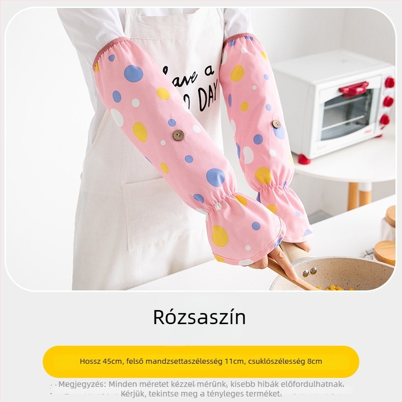 Vízálló főző ujjvédők, olajfröccsenések elleni konyhai védelem, hosszított kivitel