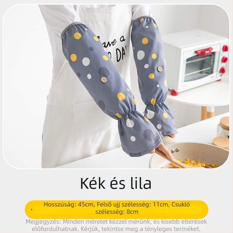 Vízálló főző ujjvédők, olajfröccsenések elleni konyhai védelem, hosszított kivitel