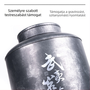 Teásdoboz, kör alakú fémdoboz, 0,5 kg, modell 9150