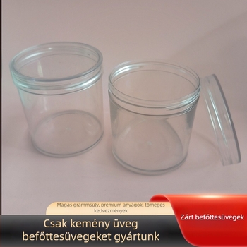 Átlátszó kemény műanyag élelmiszer-tartály PET-dizájnnal, kekszekhez, pörkölt magvakhoz és illatos teához