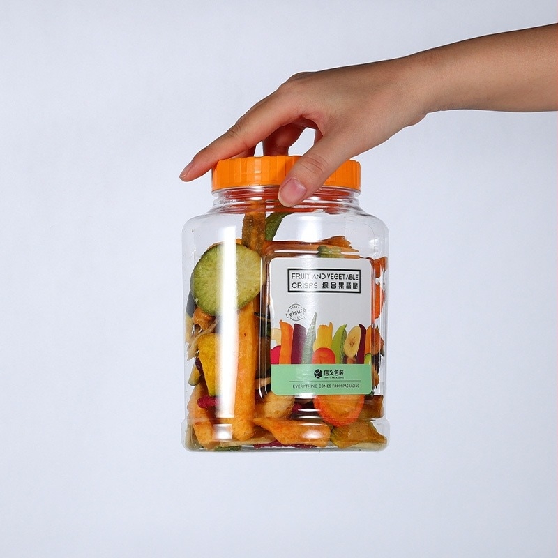 1300 ml átlátszó, zárható tárolóedény diófélékhez, nassolnivalókhoz, savanyúságokhoz és kandírozott gyümölcsökhöz