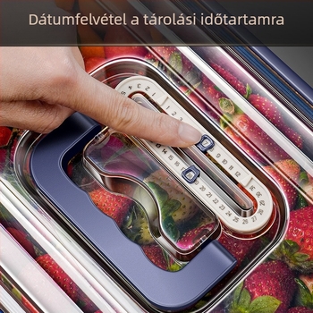 304 rozsdamentes acélból készült nagy kapacitású ételtároló doboz, hordozható fogantyúval, tízórai doboz, zárt fedél