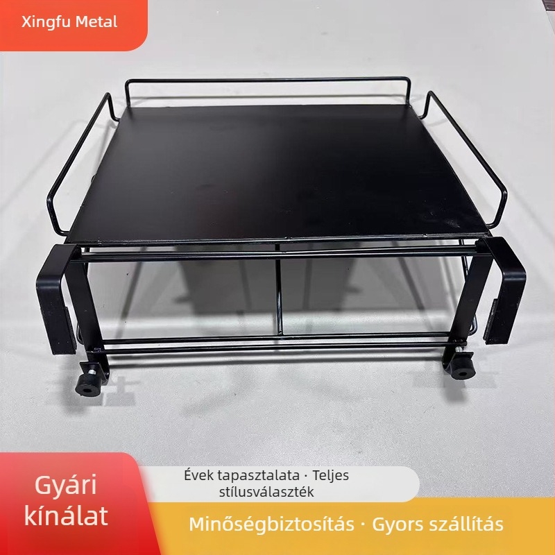 Összecsukható, függő tárolópolc szekrényajtó kiterjesztéssel és konyhai munkalappal