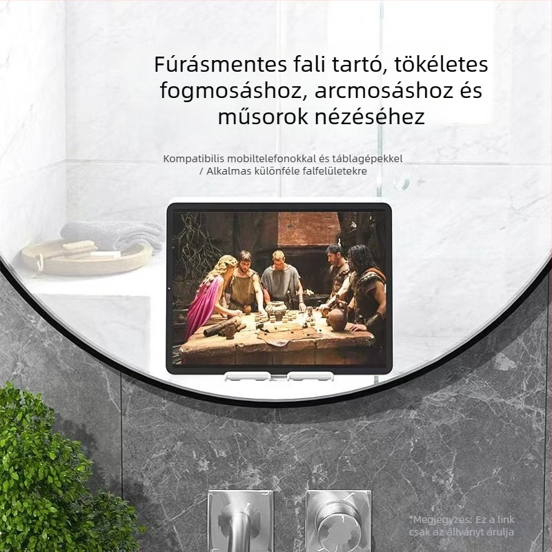 Fali telefon tartó fürdőszobához, WC-hez és konyhához
