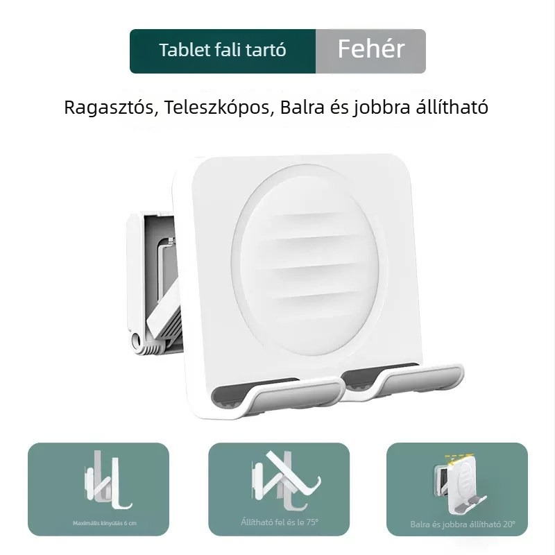 Fali telefon tartó fürdőszobához, WC-hez és konyhához