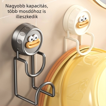 Falra szerelhető mosdó akasztó ragasztó nélkül, fürdőszoba és konyha