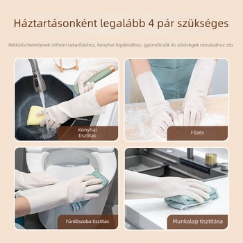 Xingyu nitril kesztyűk mosogatáshoz, vízállóak, olajállóak, csúszásmentesek, szakadás- és perforációállóak, élelmiszerbiztonságos