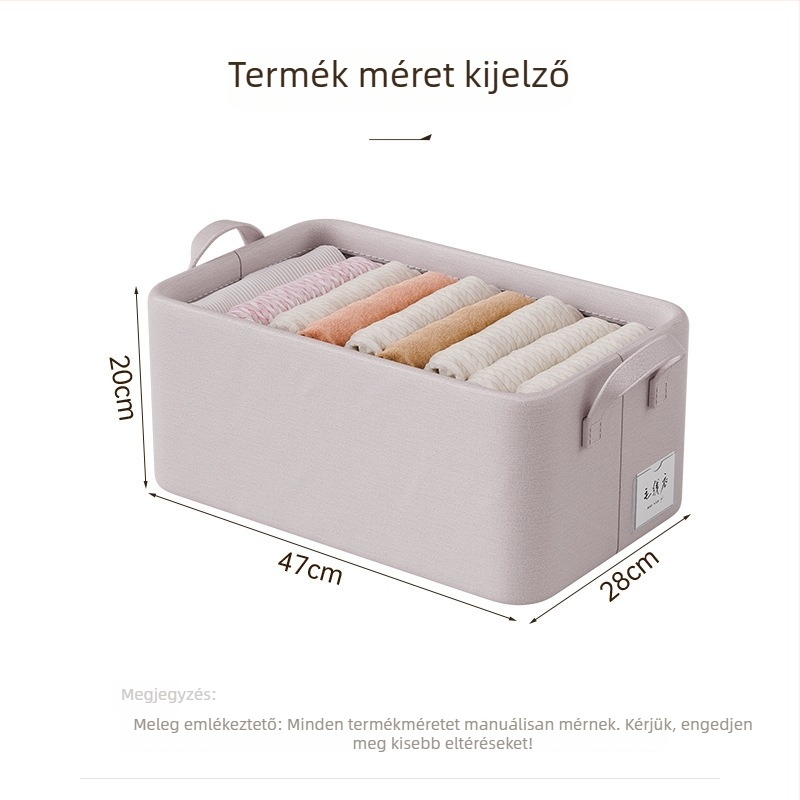 Zoknik és ruhák számára készült fiókos tároló doboz, nagy kapacitású hálószoba rendező