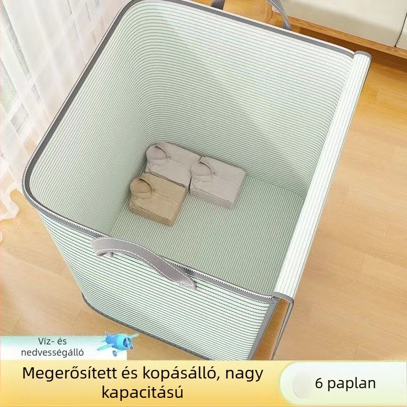Ruhatartó doboz, rendkívül nagy kapacitású gardrób szervező, porálló tároló táska ruhákhoz és takarókhoz
