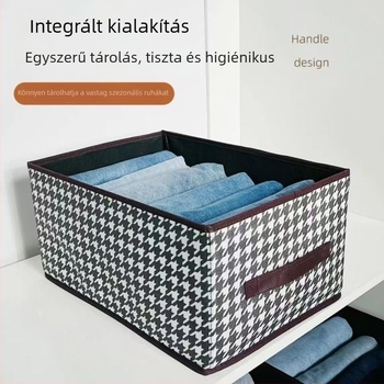 Összecsukható fehérneműtároló doboz beépített PP táblával, nagy kapacitású nadrág-tároláshoz
