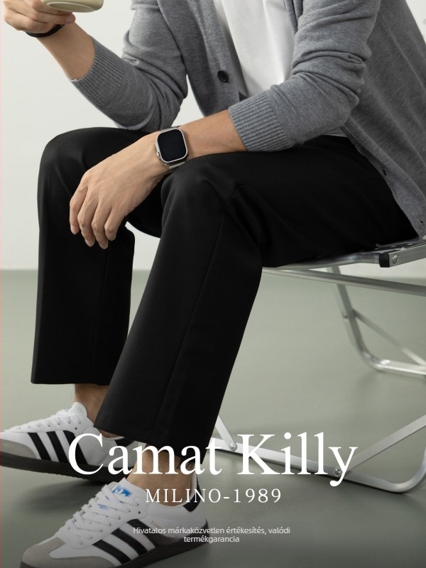 CamatKilly Klasszikus, magas minőségű drapírozott férfi nadrág, egyenes szabás