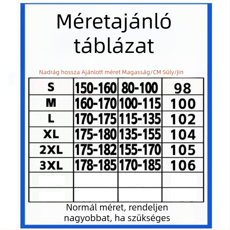 Férfi casual nadrág, egyenes szabás, laza, őszi szezon, egyszínű, poliészter-keverék