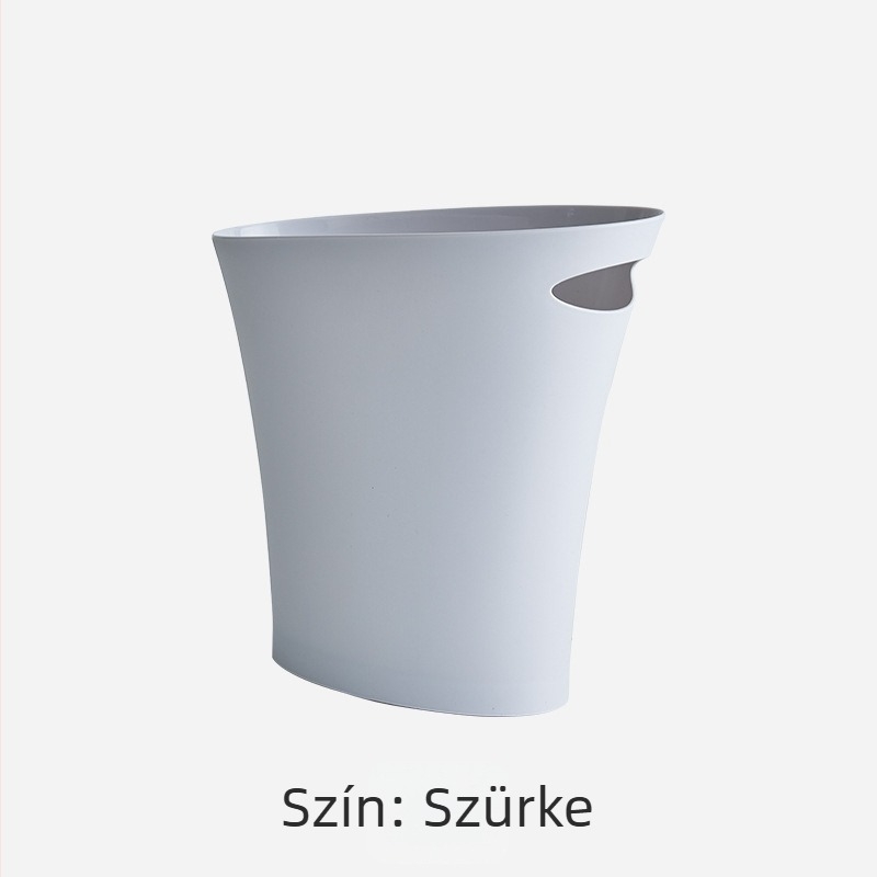 Japán stílusú rendkívül keskeny szemetes háztartási használatra, minimalist dizájn, fedél nélküli, 8 L