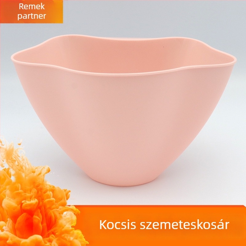 Függő szemetes tartály kozmetikai szalon gurulós kocsijához, hengeres műanyag kuka