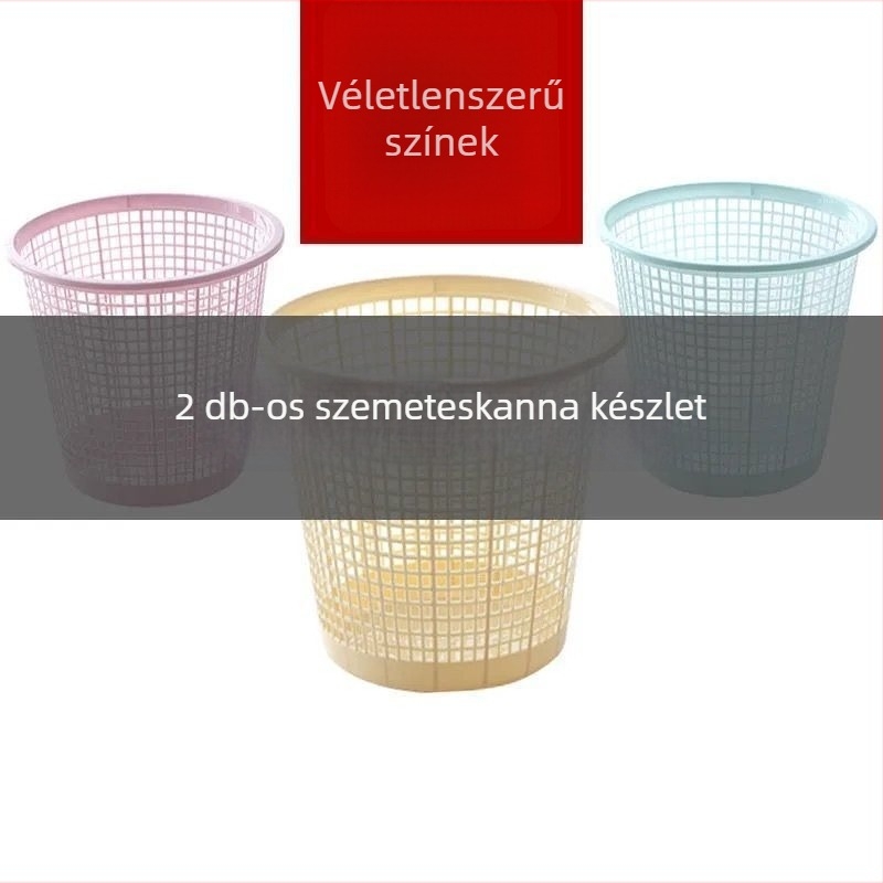 Űrlény alakú kuka otthonra, hálószoba, konyha és iroda számára fedél nélküli, lyukasztott kivágású dizájnnal, kapacitás 4 liter alatt, csendes működés.