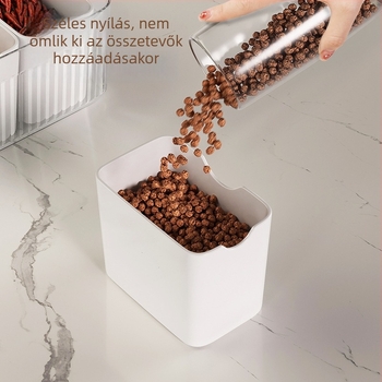 Konyhai fűszertartó doboz rekeszekkel, szárított chili, bors, csillagánizs és fahéj tárolásához