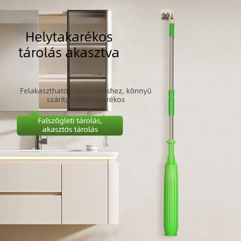 Kéz nélküli, forgó felmosófej, háztartási használatra, száraz és nedves tisztítás