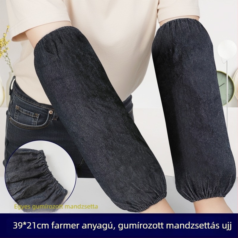 Farmer anyagú karvédők munka közben – hosszúak, vastagok, kopásálló védőhüvelyek forrasztáshoz és szennyeződés elleni védelemhez téli használatra