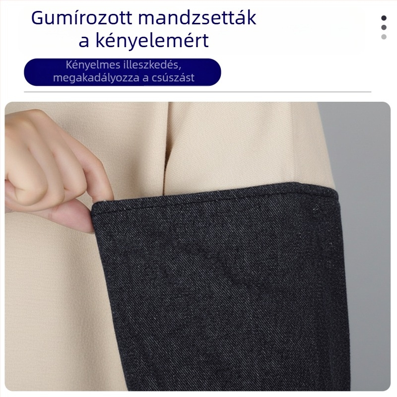 Farmer anyagú karvédők munka közben – hosszúak, vastagok, kopásálló védőhüvelyek forrasztáshoz és szennyeződés elleni védelemhez téli használatra