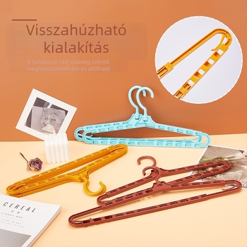 Kihúzható ruhaszárító és összecsukható ruhatartó, műanyag, paplanhuzatok, párnahuzatok és törölközők számára