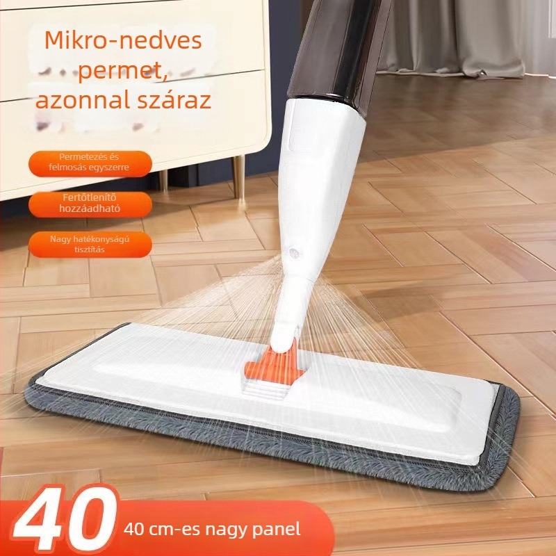 Új permetezős felmosó érintésmentes működéssel, nedves és száraz kettős használatra otthonra.