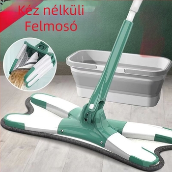 Pillangó mop – öblítés nélkül, nedves és száraz, otthoni és kollégiumi használatra