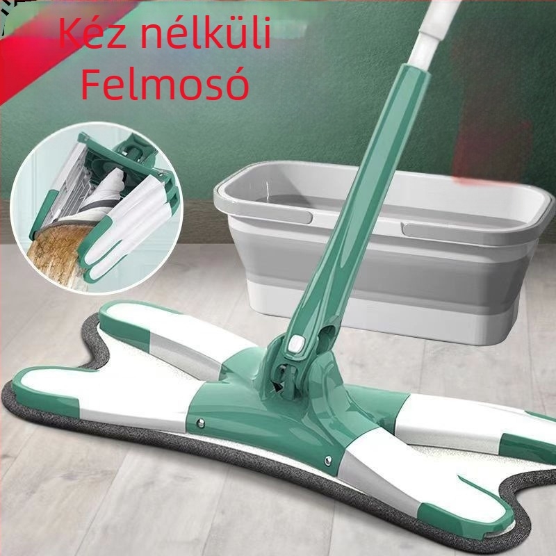 Pillangó mop – öblítés nélkül, nedves és száraz, otthoni és kollégiumi használatra