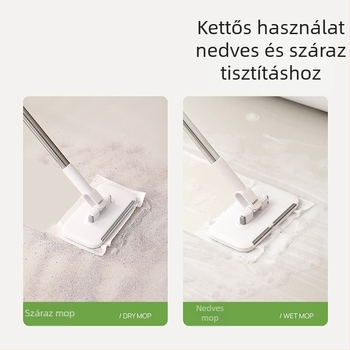 FaSoLa Többfunkciós felmosó újrahasználható arctörölközővel, padlókhoz és üvegfelületekhez