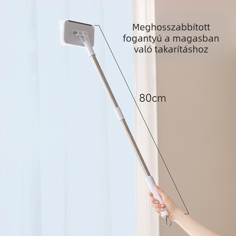 FaSoLa Többfunkciós felmosó újrahasználható arctörölközővel, padlókhoz és üvegfelületekhez