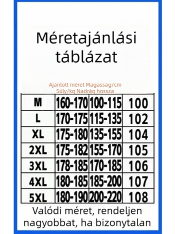 Fekete férfi egyenes szabású nadrág fleece-bevonattal téli viselet, laza szabás, nagy méret