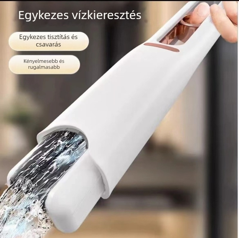 2-in-1 mini mop, hordozható háztartási mop érintésmentes tisztításhoz fürdőszobában, ablakoknál és a konyhában