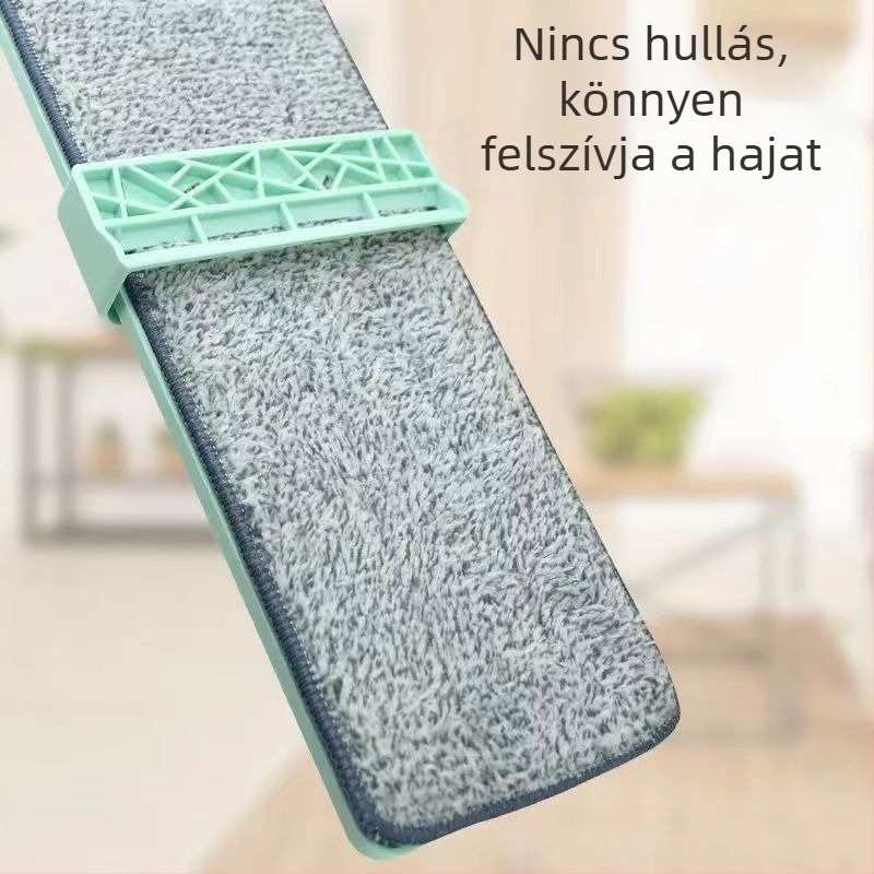 1,5 m-es nagy méretű kéz nélküli mop, lusta mop, háztartási rozsdamentes acél mop