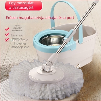 Haoshenmo Forgó mop háztartási használatra, érintés nélküli kinyomás