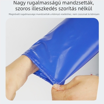 PVC vízálló ujjvédők élelmiszeripari feldolgozáshoz, hosszított védő ujjvégek halak feldolgozásához
