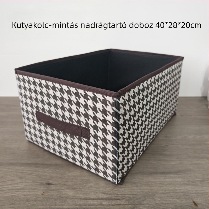 Összecsukható ruhatároló doboz rekeszekkel