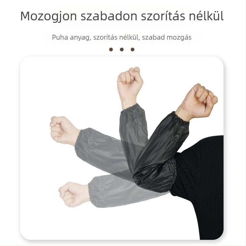 PVC vízálló ujjvédők kőipari felhasználásra, olaj- és kopásállóak, meghosszabbítottak és megvastagítottak, sav-bázis-ellenállóak