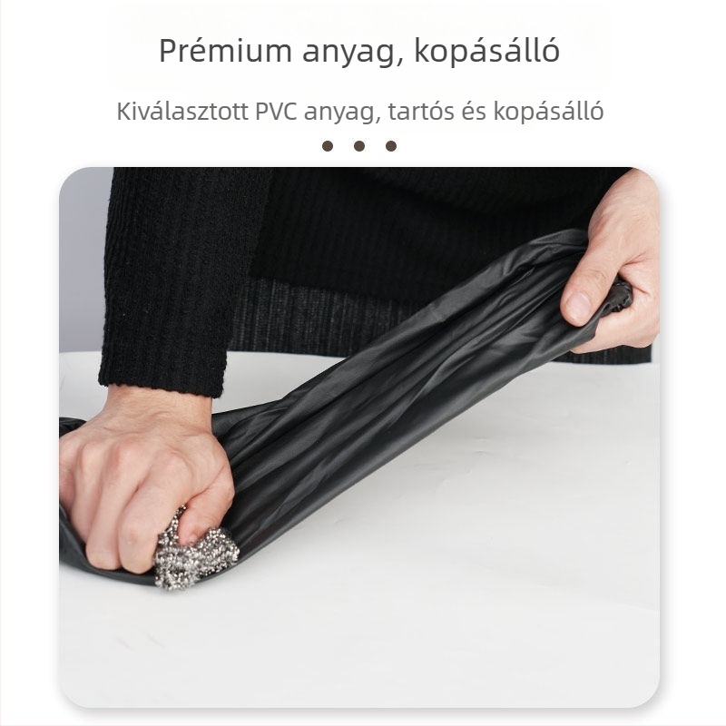 PVC vízálló ujjvédők kőipari felhasználásra, olaj- és kopásállóak, meghosszabbítottak és megvastagítottak, sav-bázis-ellenállóak