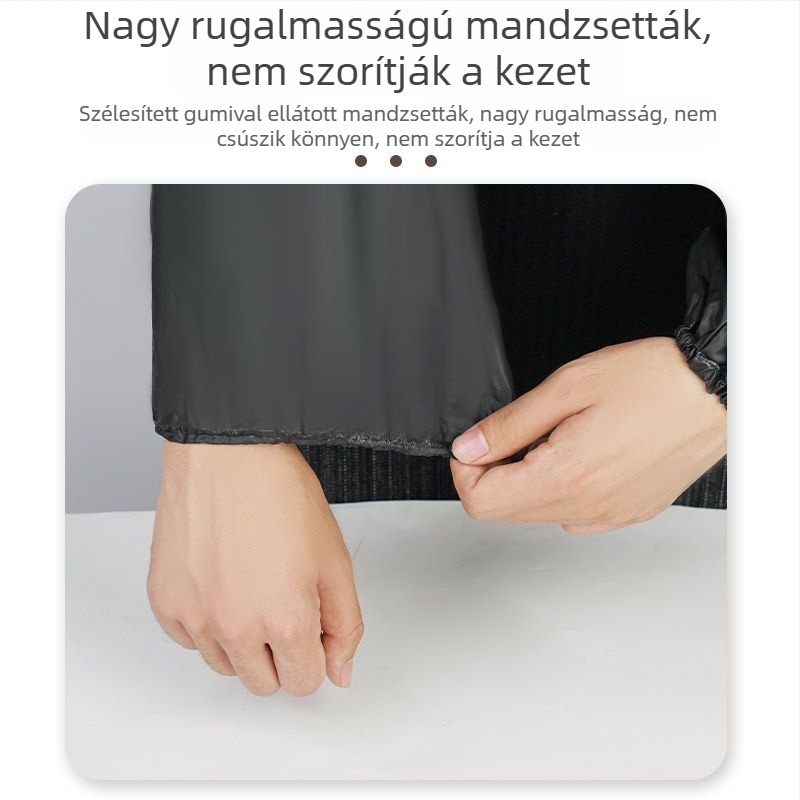 PVC vízálló ujjvédők kőipari felhasználásra, olaj- és kopásállóak, meghosszabbítottak és megvastagítottak, sav-bázis-ellenállóak