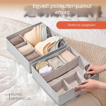 Állítható hajtogatható tárolóbox ruhák és fehérneműk rendezésére, rekeszekkel ellátott fiók szervező, modern minimalist stílusban