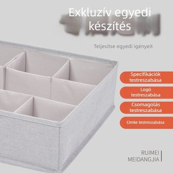 Állítható hajtogatható tárolóbox ruhák és fehérneműk rendezésére, rekeszekkel ellátott fiók szervező, modern minimalist stílusban