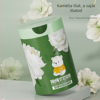 Kaméliás illatú, extra vastag konyhai szemeteszsák, perforált, nagy tekercs, szagsemlegesítő funkcióval