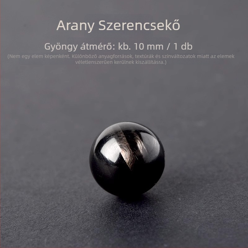 Természetes Goldstone gyöngyök – DIY ékszerkészlet, 8 mm-es kerek laza gyöngyök