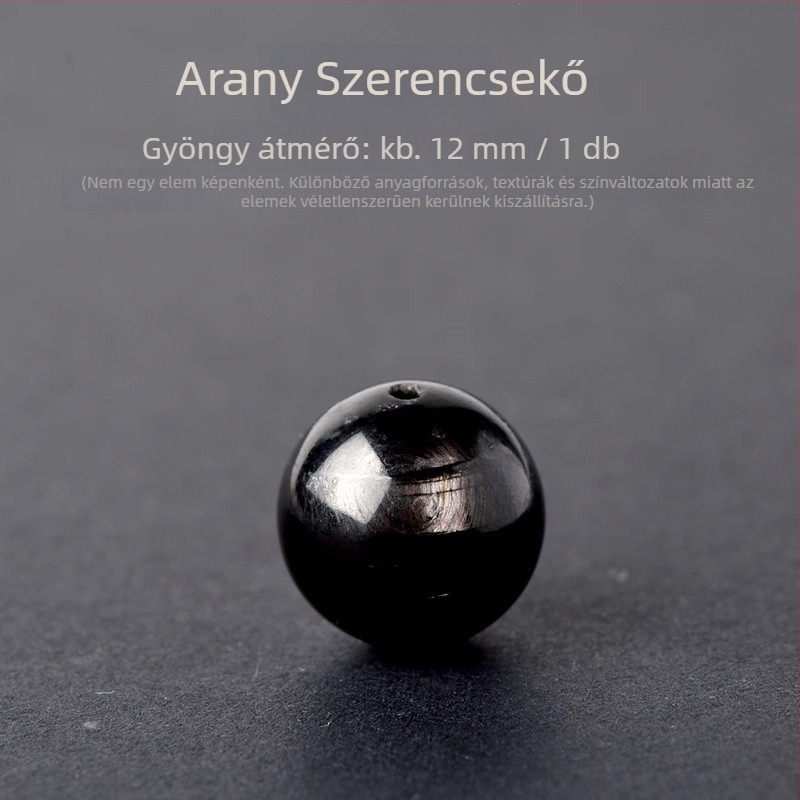 Természetes Goldstone gyöngyök – DIY ékszerkészlet, 8 mm-es kerek laza gyöngyök