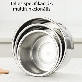 Rozsdamentes acél kör alakú fűszertartó fedővel