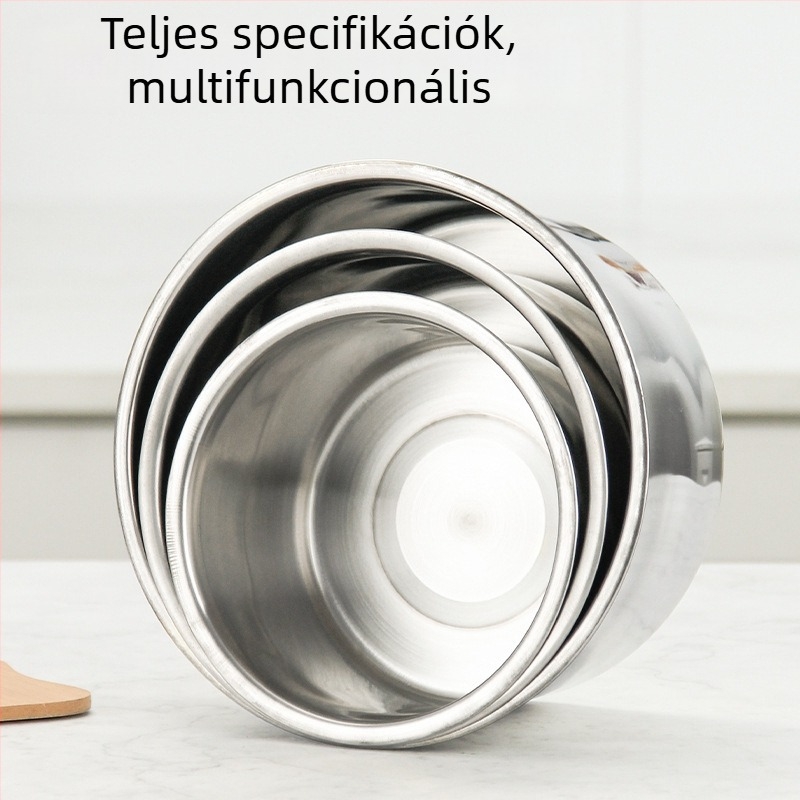 Rozsdamentes acél kör alakú fűszertartó fedővel