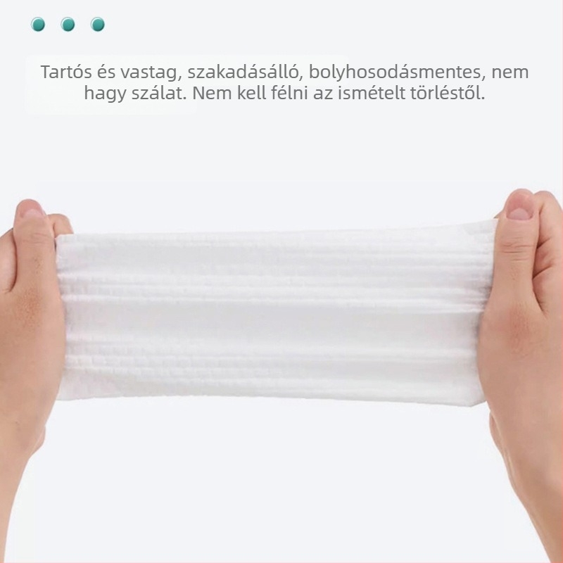 Egyszer használatos konyhai kendő felfüggeszthető és kihúzható dizájnnal, nedvszívó, vastag tisztító kendő otthoni használatra