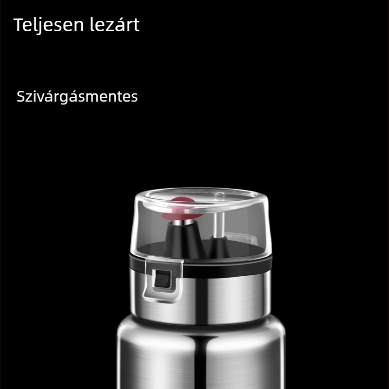 304 rozsdamentes acél ecet- és olajtartó, szójaszósz üveg, zárt konyhai fűszertartó, csepegés elleni, szivárgásmentes